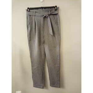 Harmony and Havoc Grey White Pinstriped Trousers Juniors Size 3